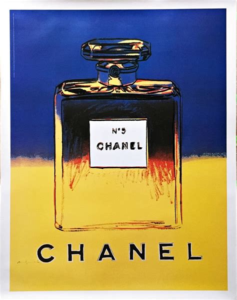 andy warhol chanel no 5 poster for sale